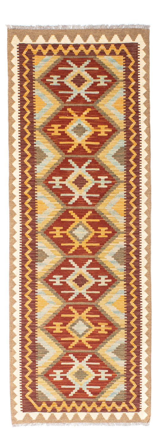 Kelim Teppich - Oriental 210 x 72 cm - hellbraun