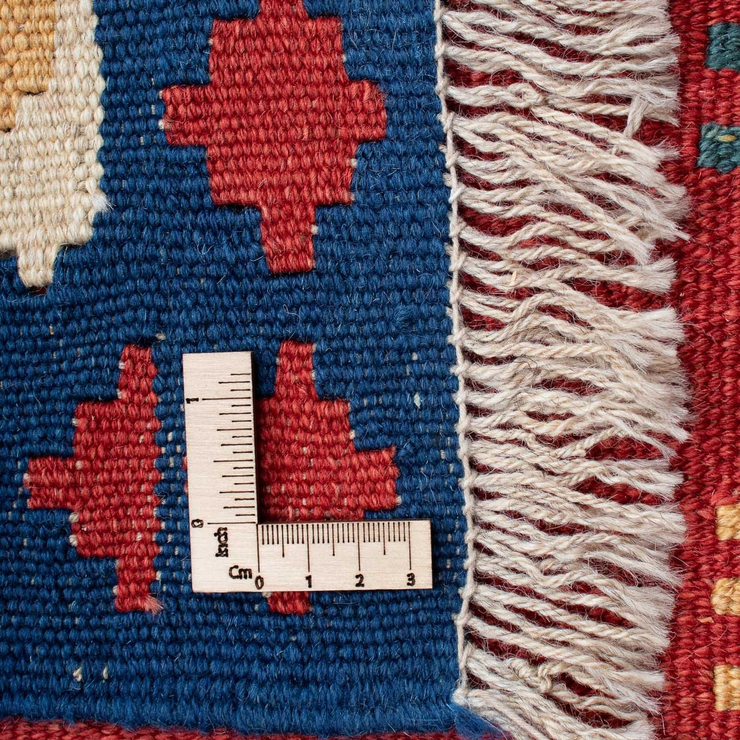 Kelim Teppich - Oriental 222 x 146 cm - dunkelrot - Image 6