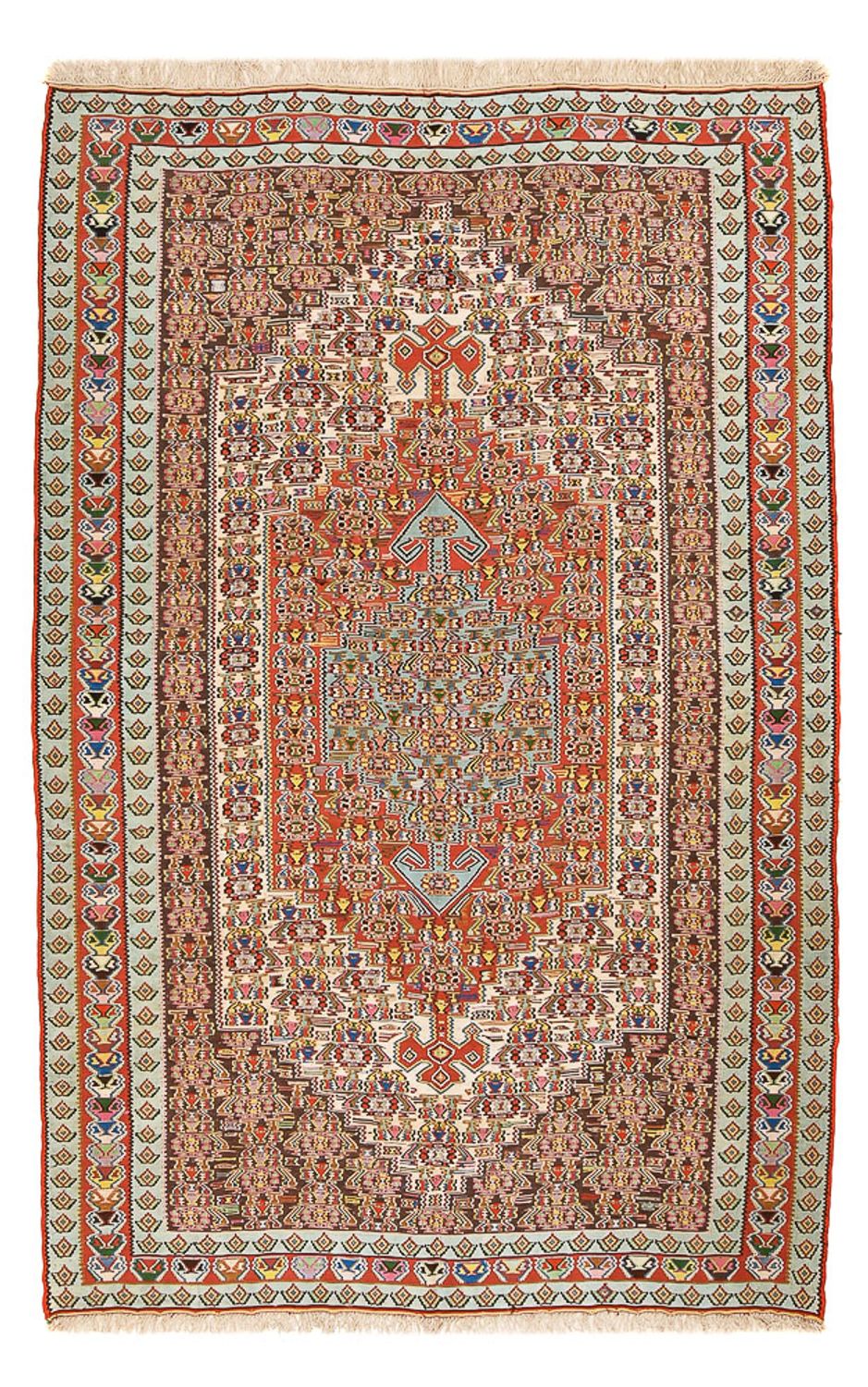 Kelim Seide Teppich 258x160cm