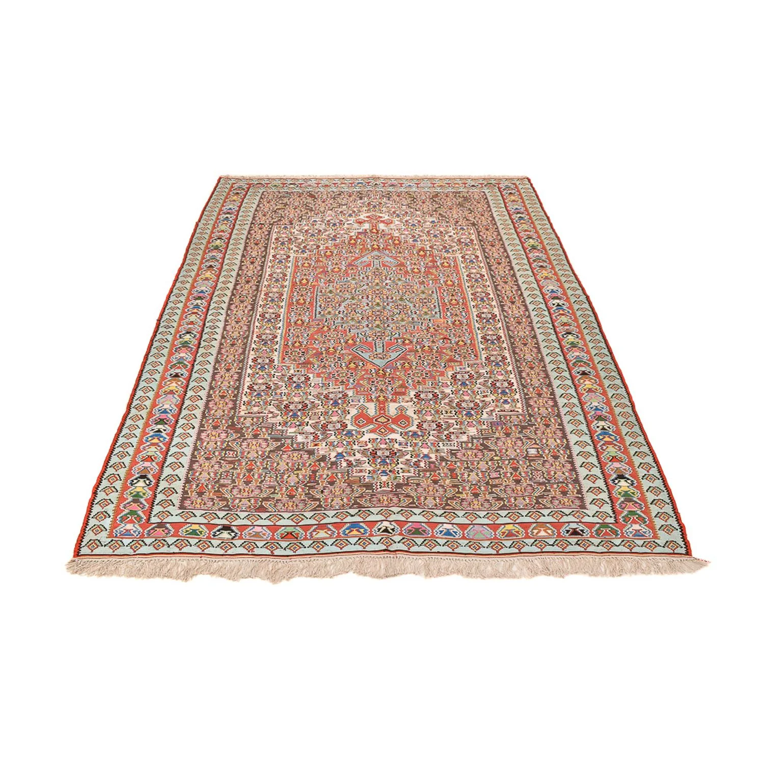 Kelim Seide Teppich 258x160cm - Image 5