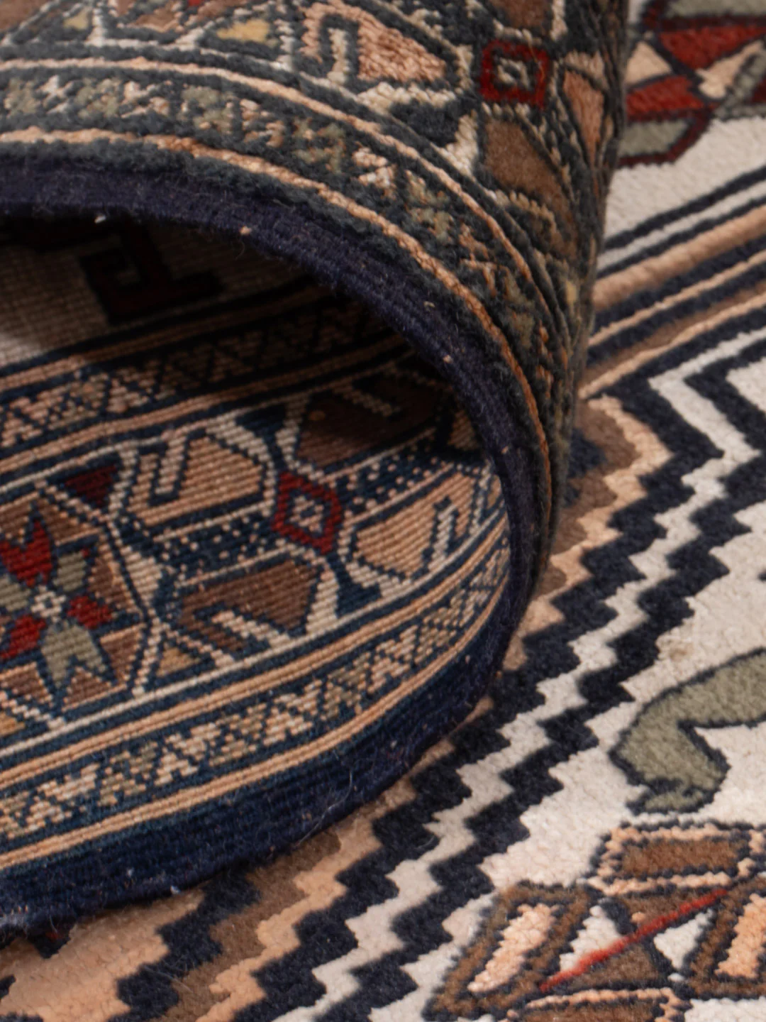 Kelim Seide Teppich 304x90cm - Image 5