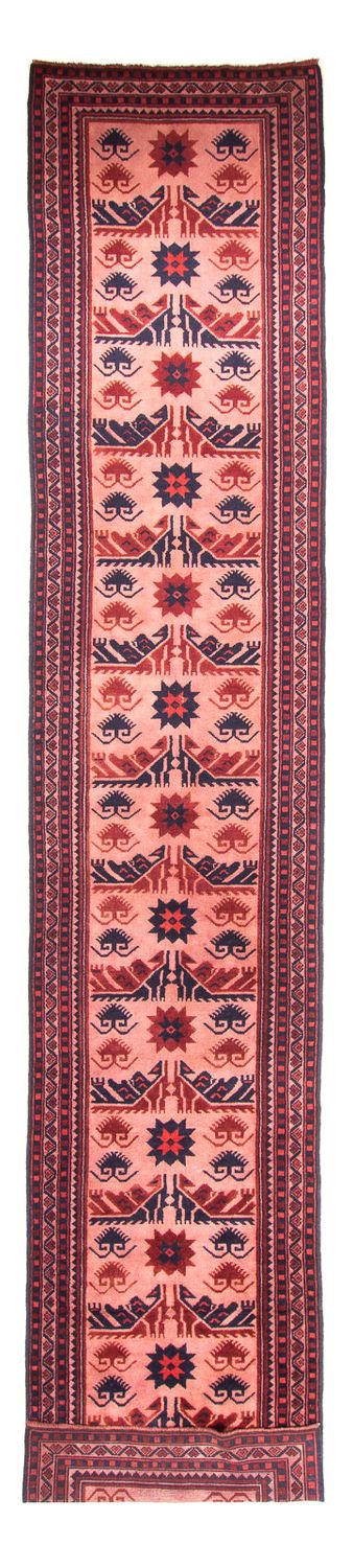 Kelim Teppich - Oriental 400 x 75 cm - hellrot