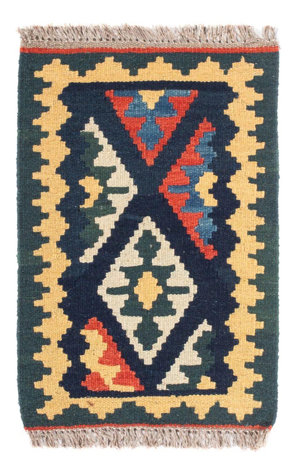 Kelim Fars Teppich 60x40cm