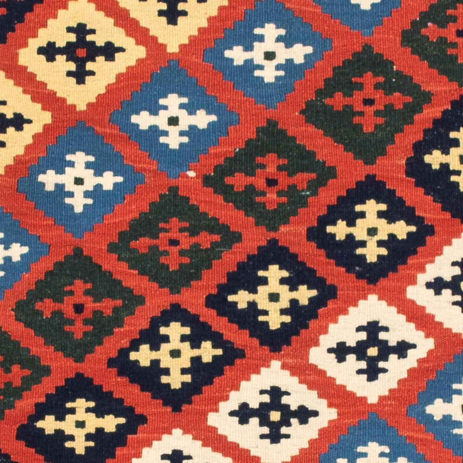 Kelim Teppich - Oriental 97 x 94 cm - rot - Image 2
