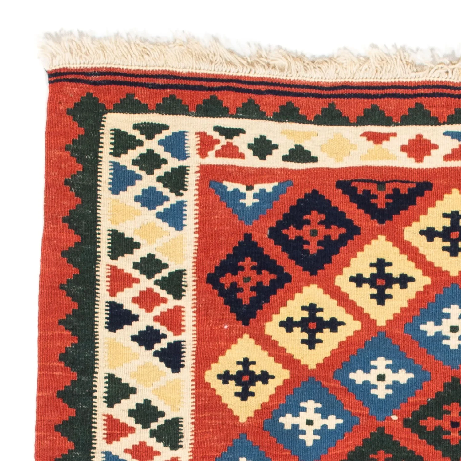 Kelim Teppich - Oriental 97 x 94 cm - rot - Image 3