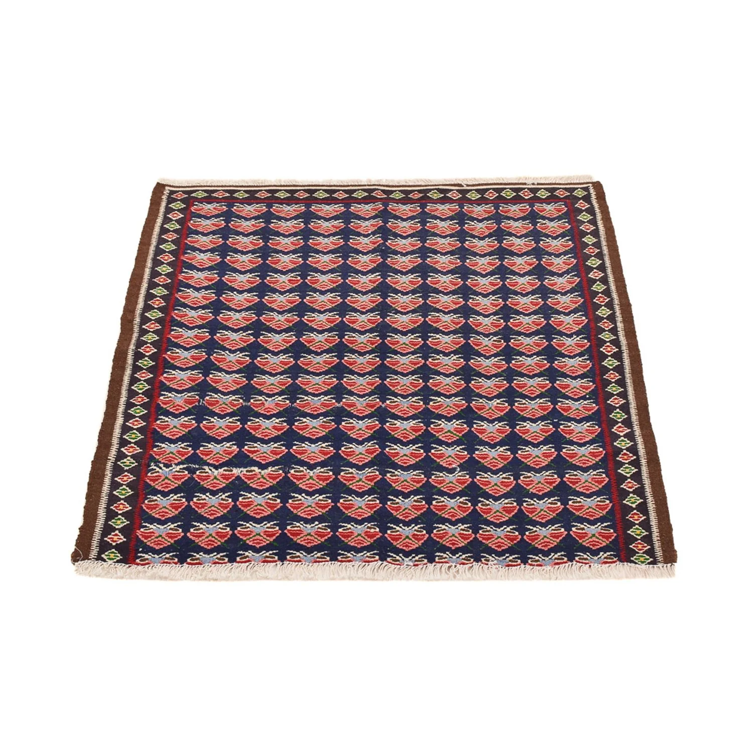 Kelim Fars Teppich 66x66cm - Image 5