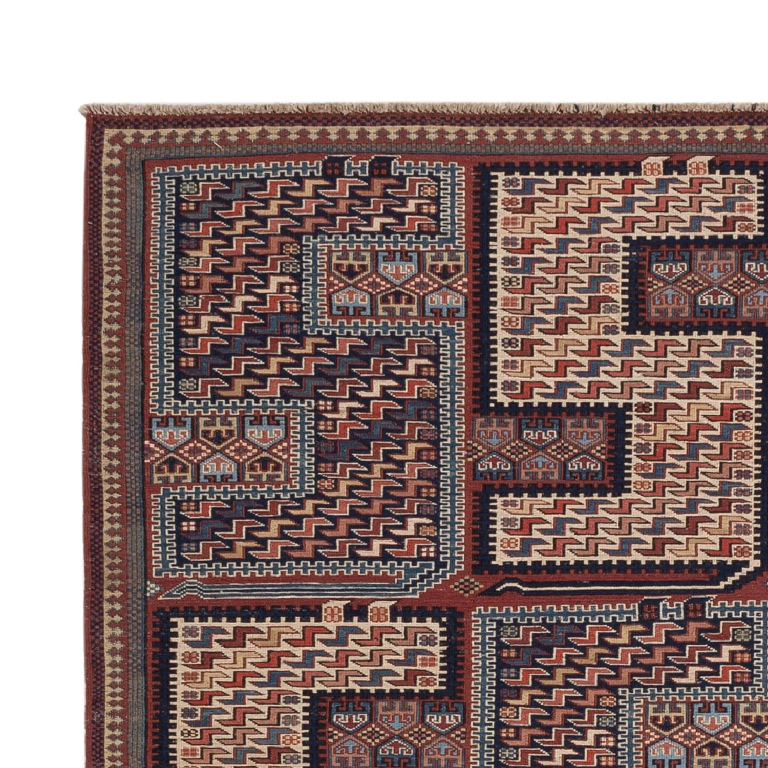 Kelim Afghan Teppich 207x165cm - Image 3