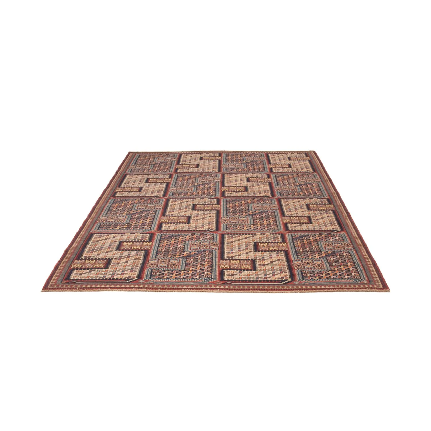 Kelim Afghan Teppich 209x166cm - Image 5