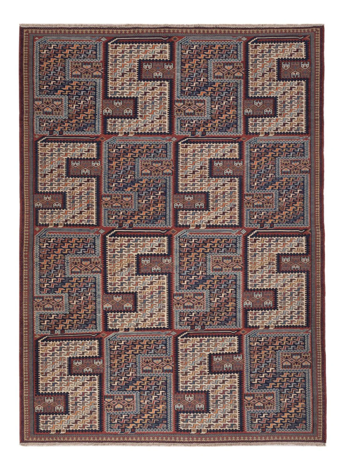 Kelim Afghan Teppich 214x155cm