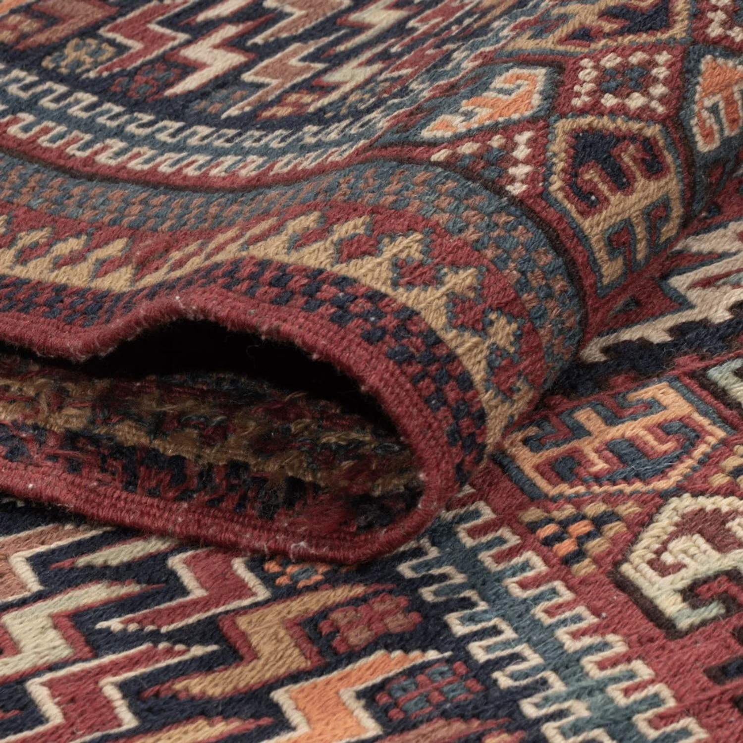 Kelim Afghan Teppich 215x155cm - Image 4