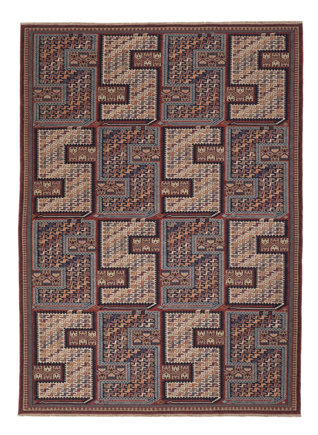 Kelim Afghan Teppich 216x152cm
