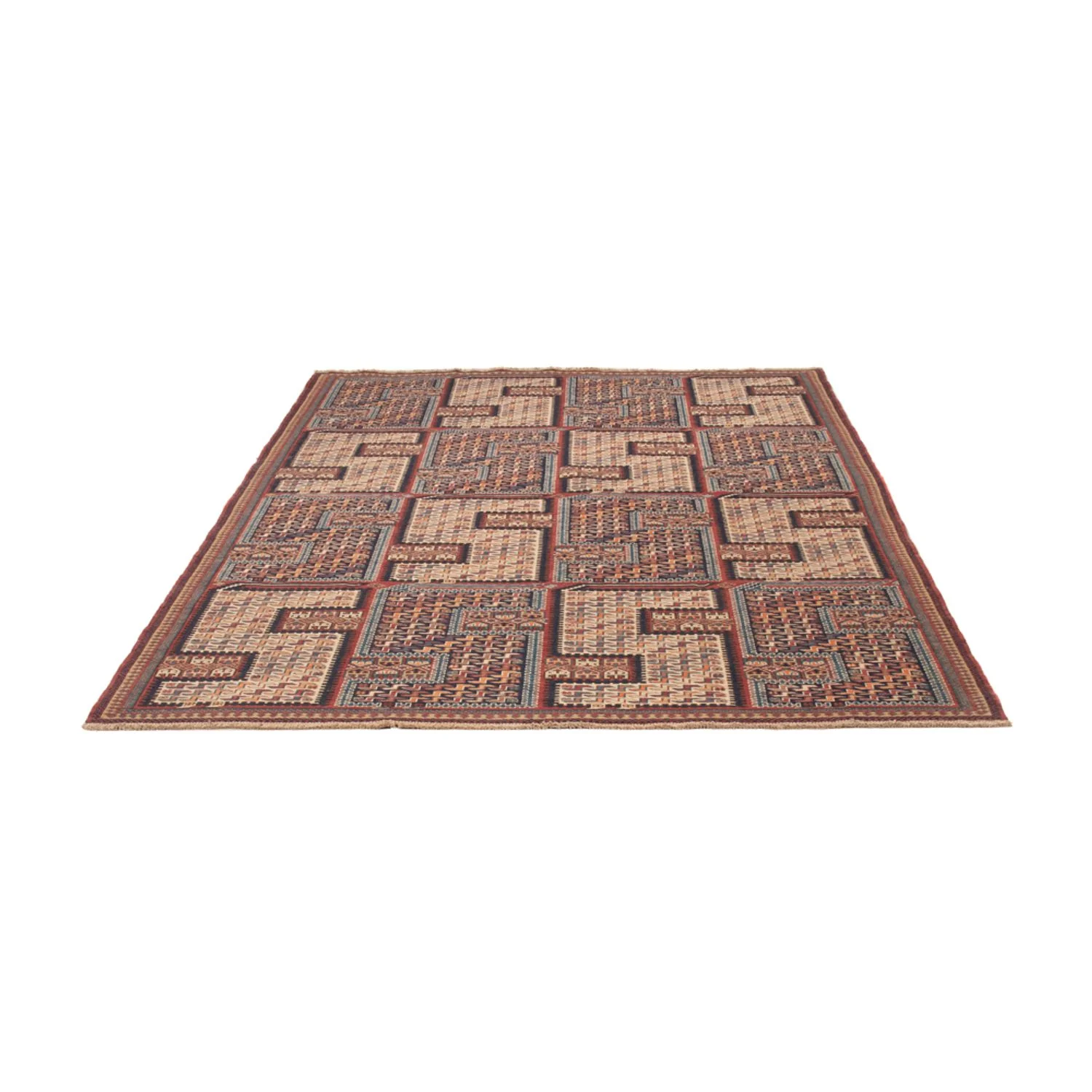 Kelim Afghan Teppich 216x152cm - Image 5