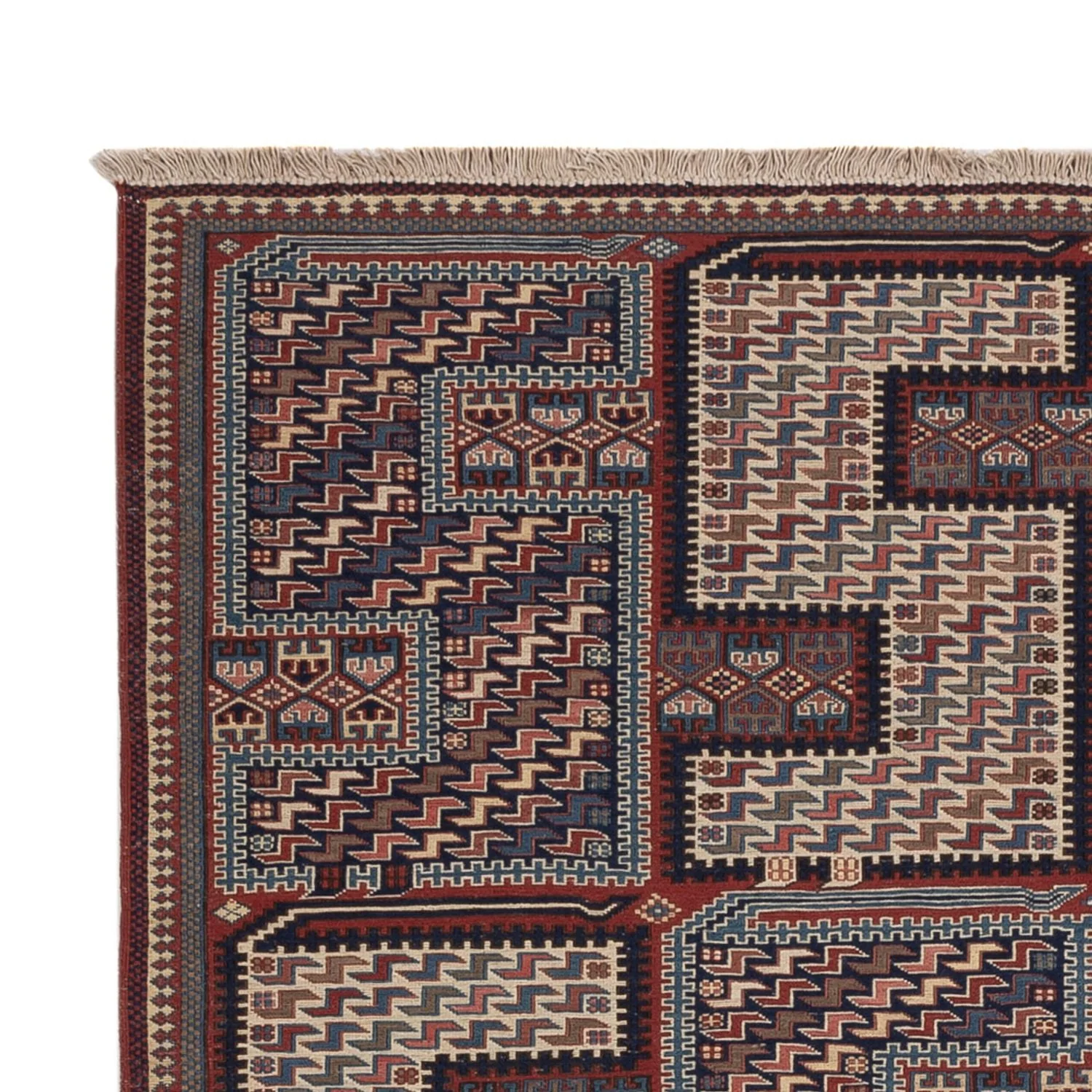 Kelim Afghan Teppich 223x156cm - Image 3