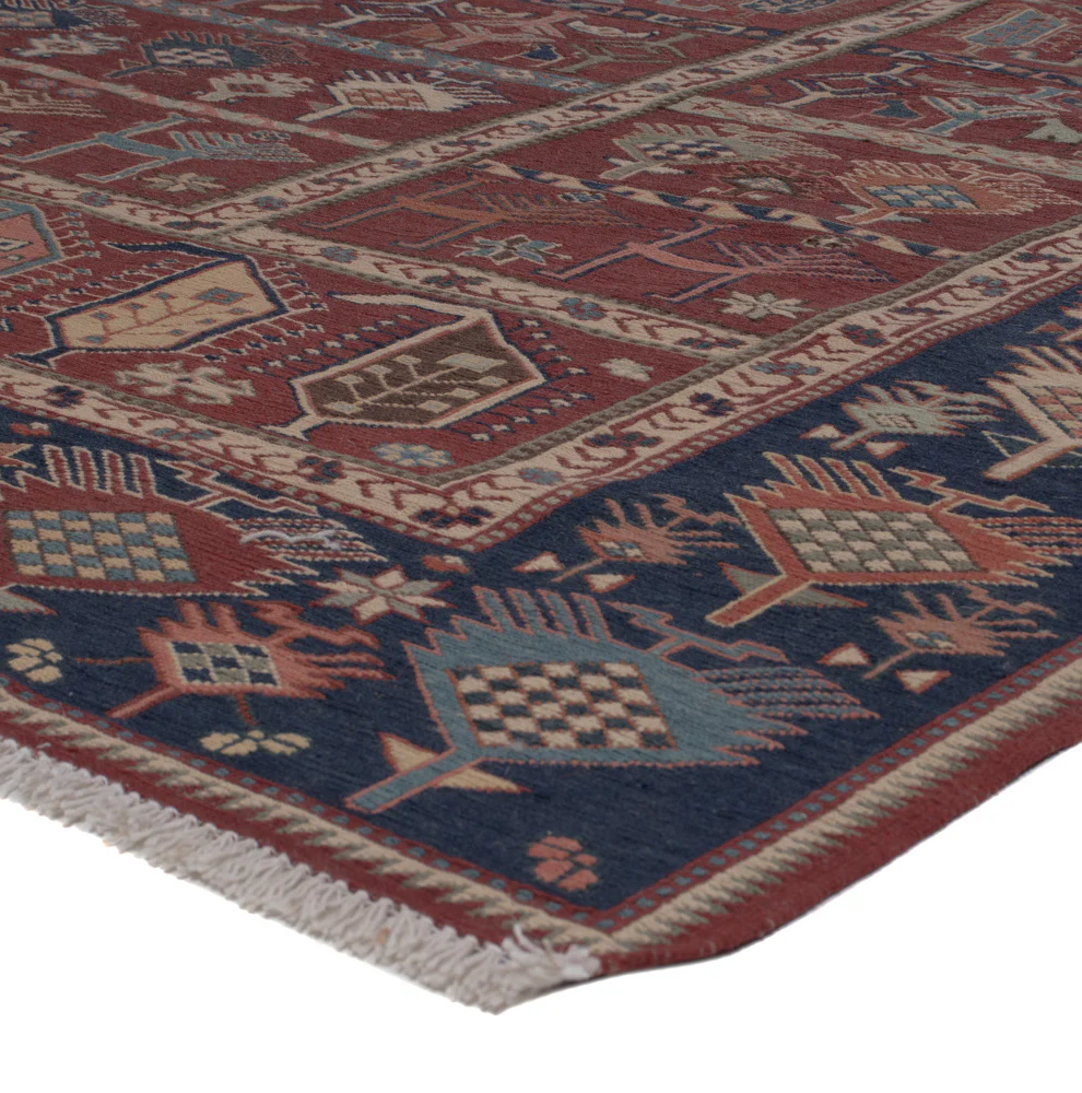Kelim Afghan Teppich 236x178cm - Image 4