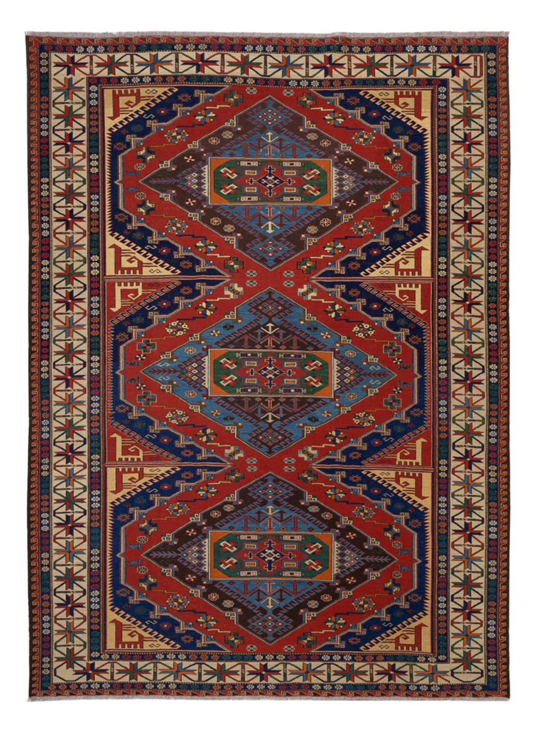 Kelim Afghan Teppich 281x203cm