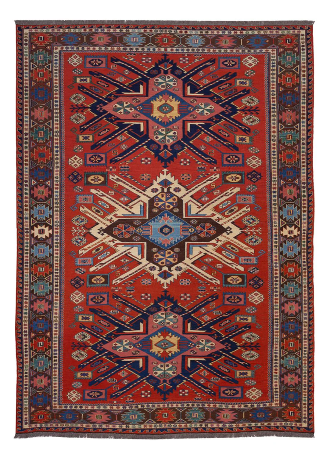 Kelim Afghan Teppich 292x218cm