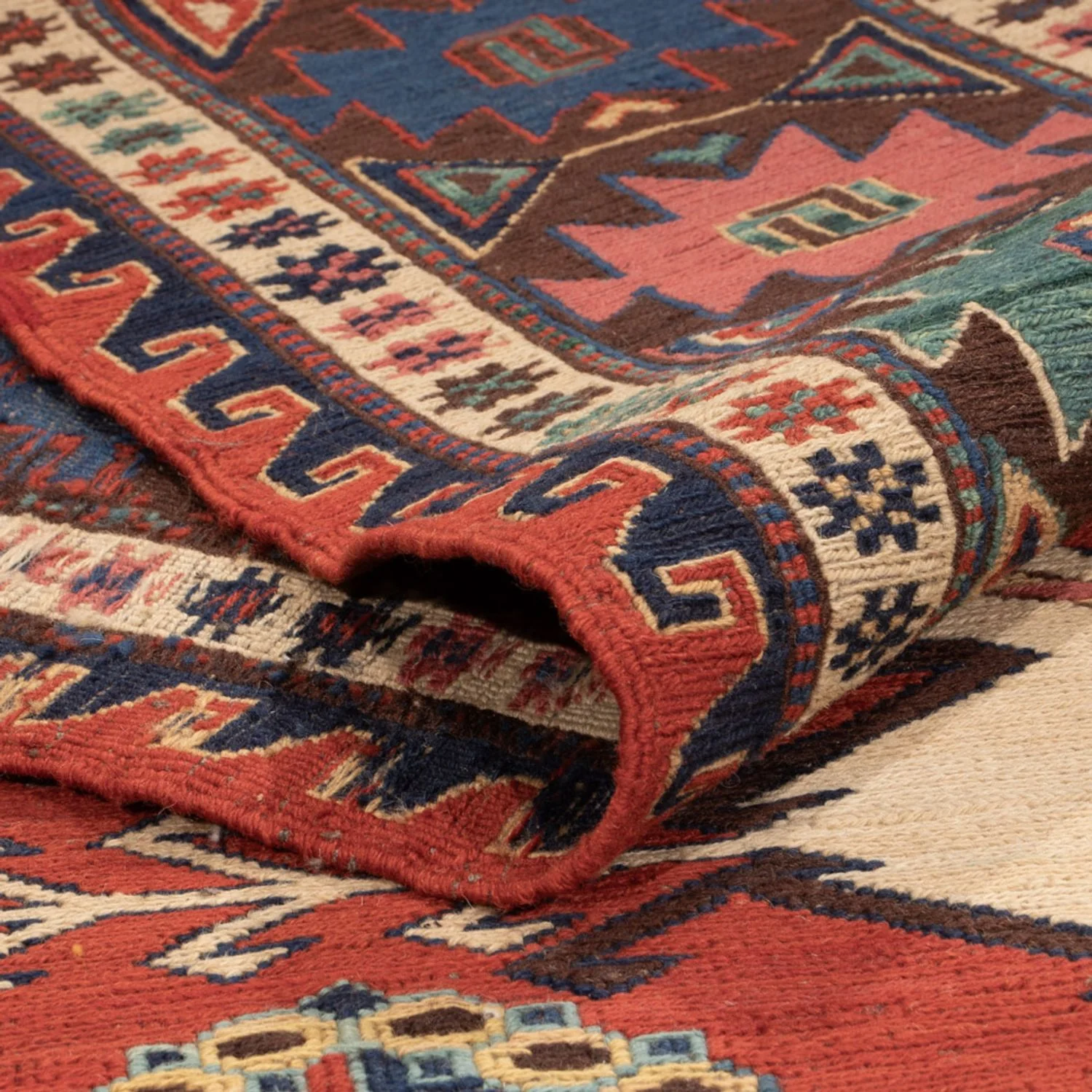Kelim Afghan Teppich 292x218cm - Image 4