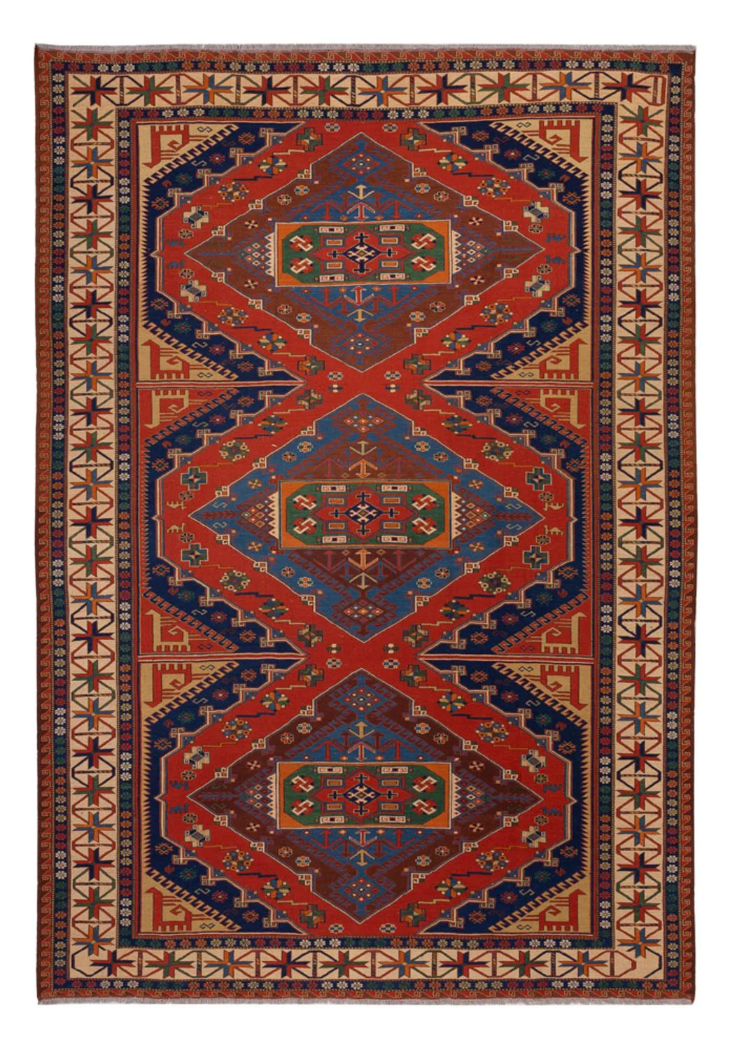 Kelim Afghan Teppich 294x204cm