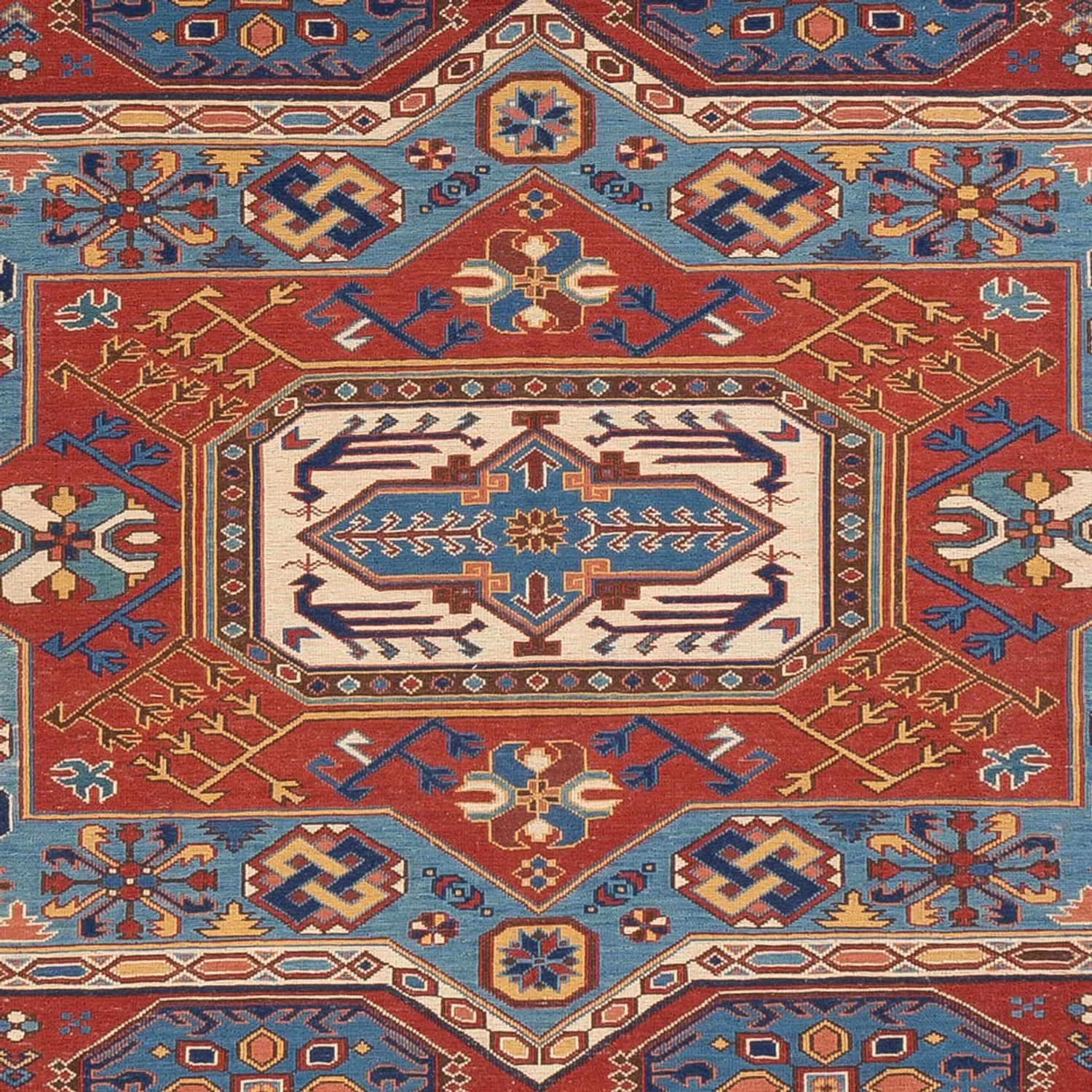 Kelim Afghan Teppich 329x256cm - Image 2