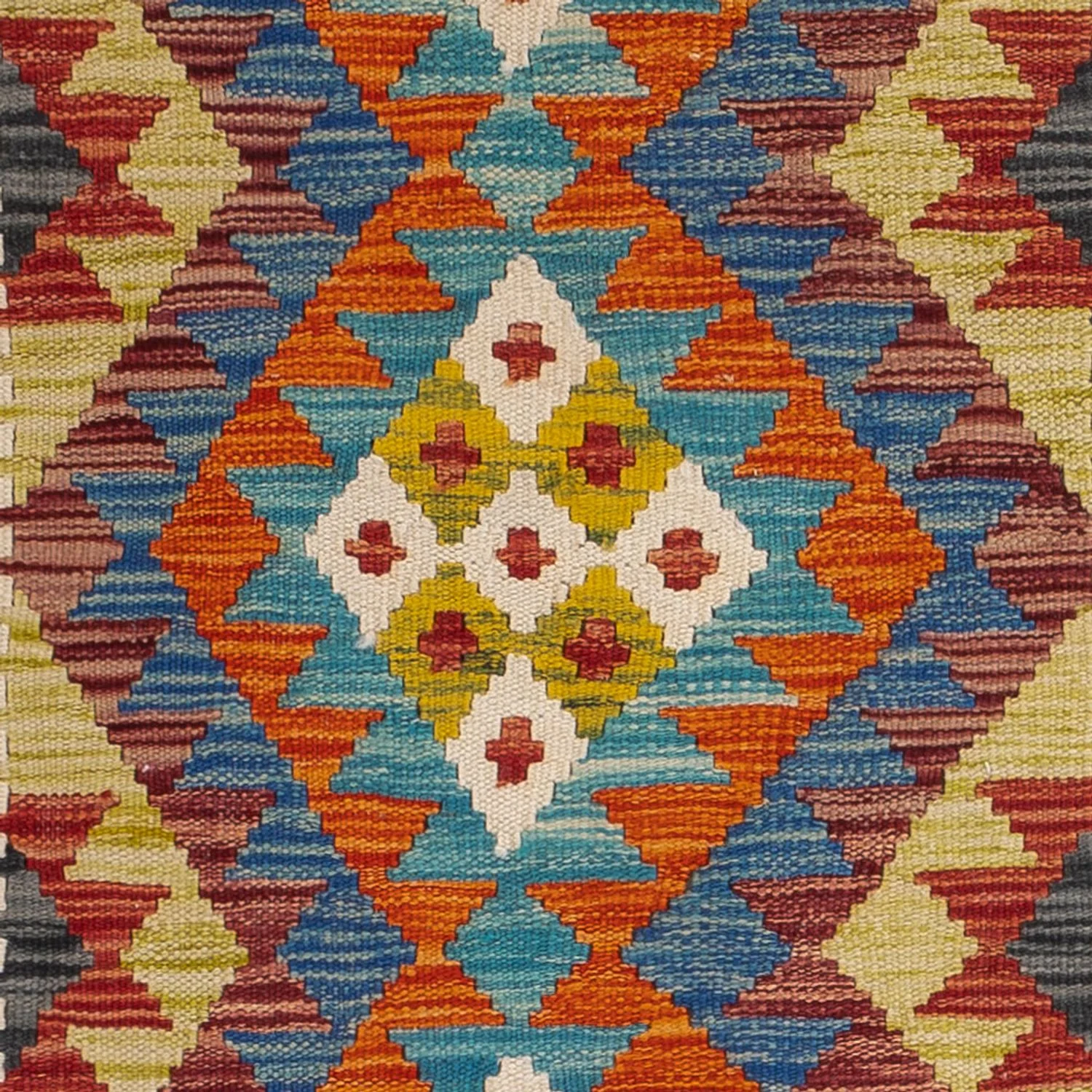 Kelim Teppich - Splash - 123 x 79 cm - mehrfarbig - Image 2