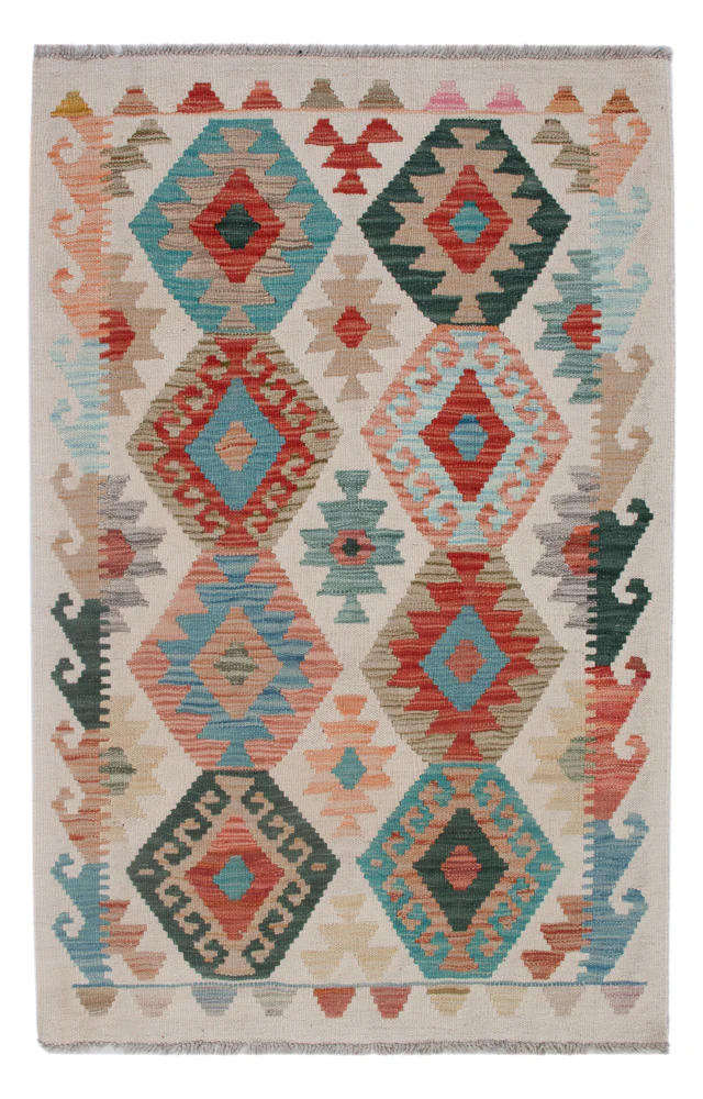 Kelim Maimene Teppich 128x82cm