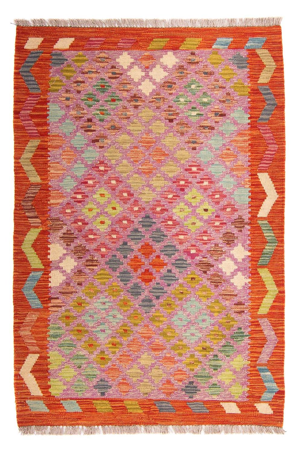 Kelim Teppich - Splash 147 x 101 cm - mehrfarbig