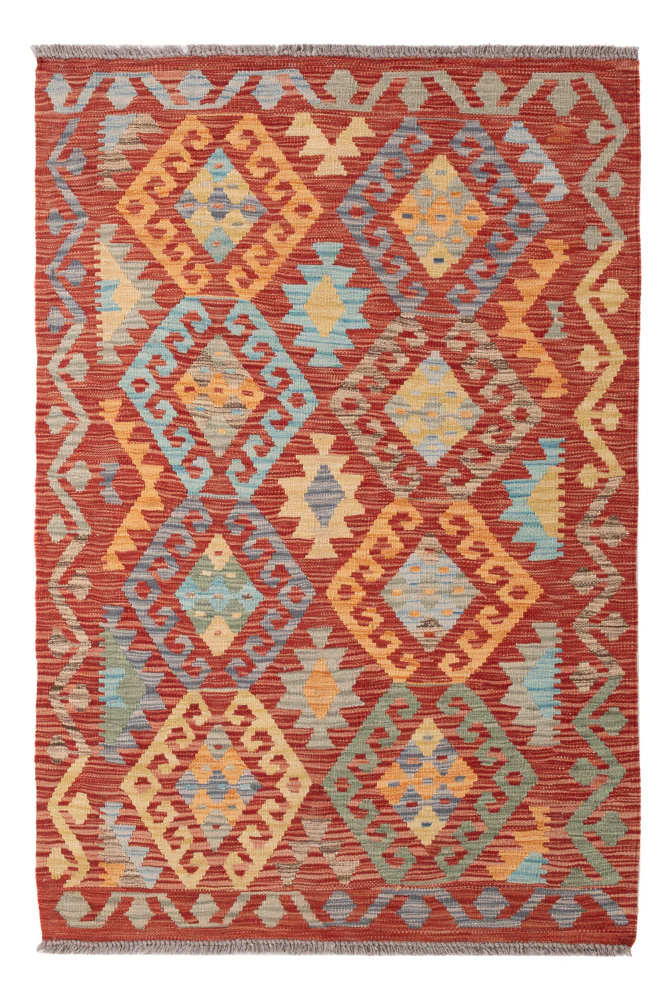 Kelim Teppich - Splash - 156 x 104 cm - bunt