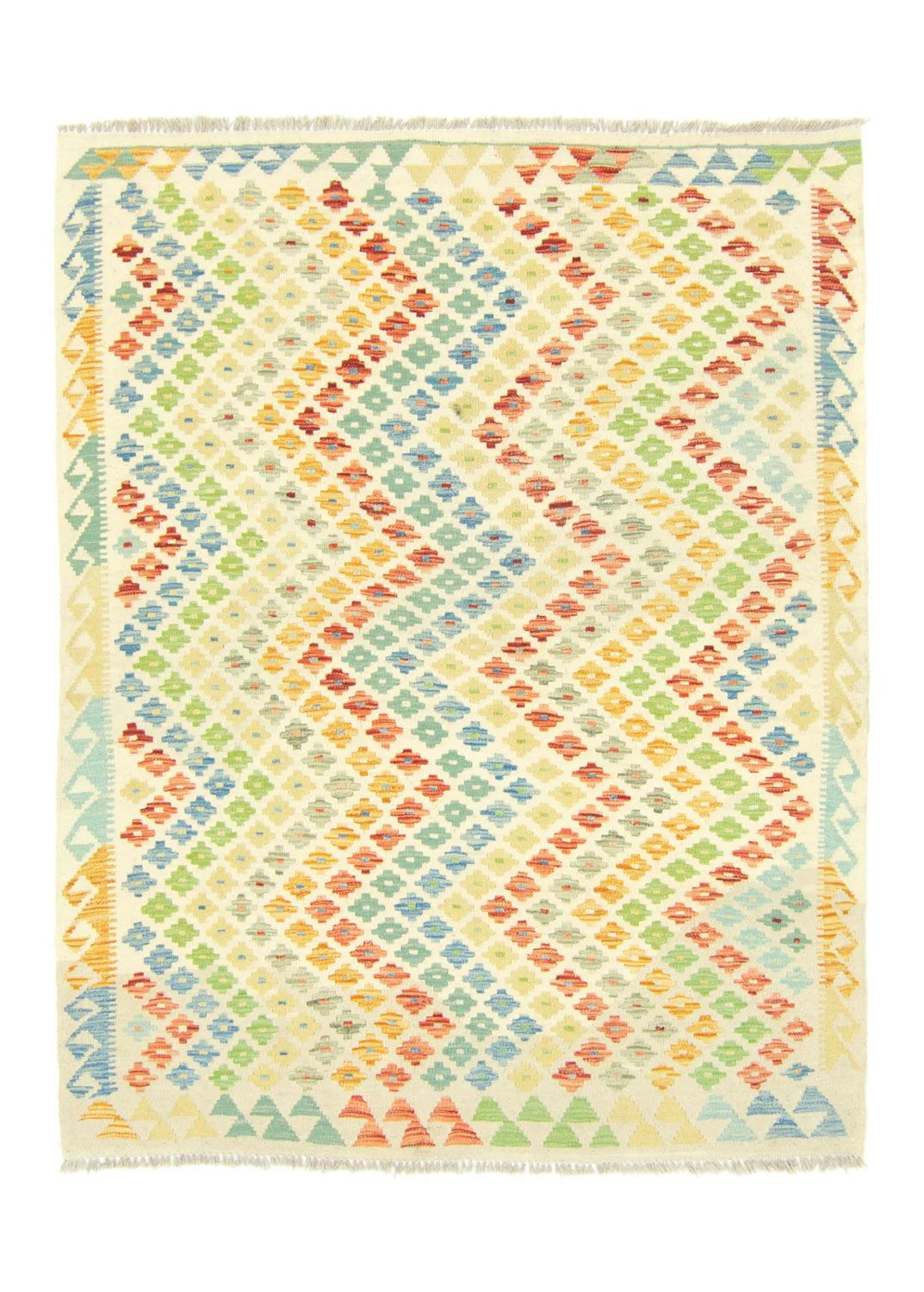 Kelim Afghan Teppich 189x151cm