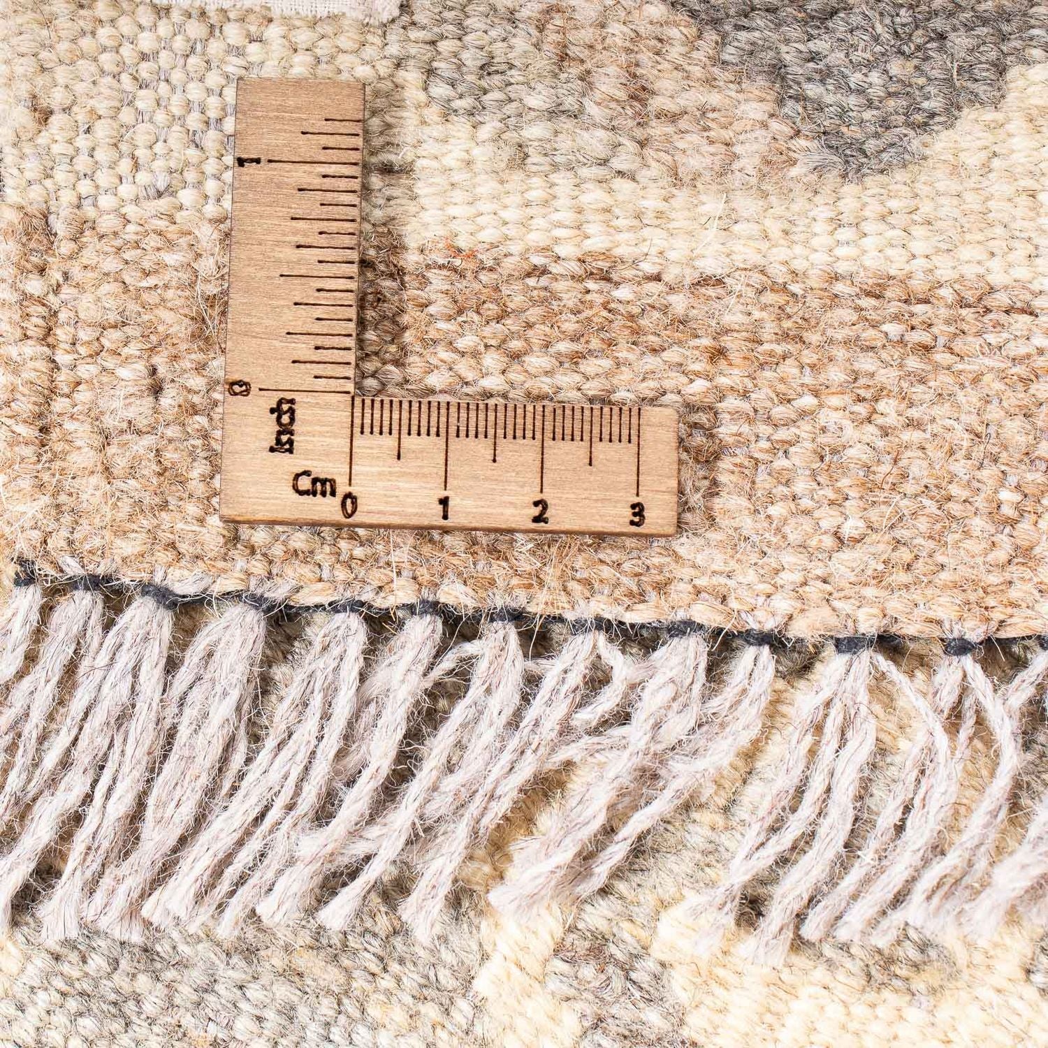 Kelim Teppich - Splash 203 x 121 cm - beige - Image 6