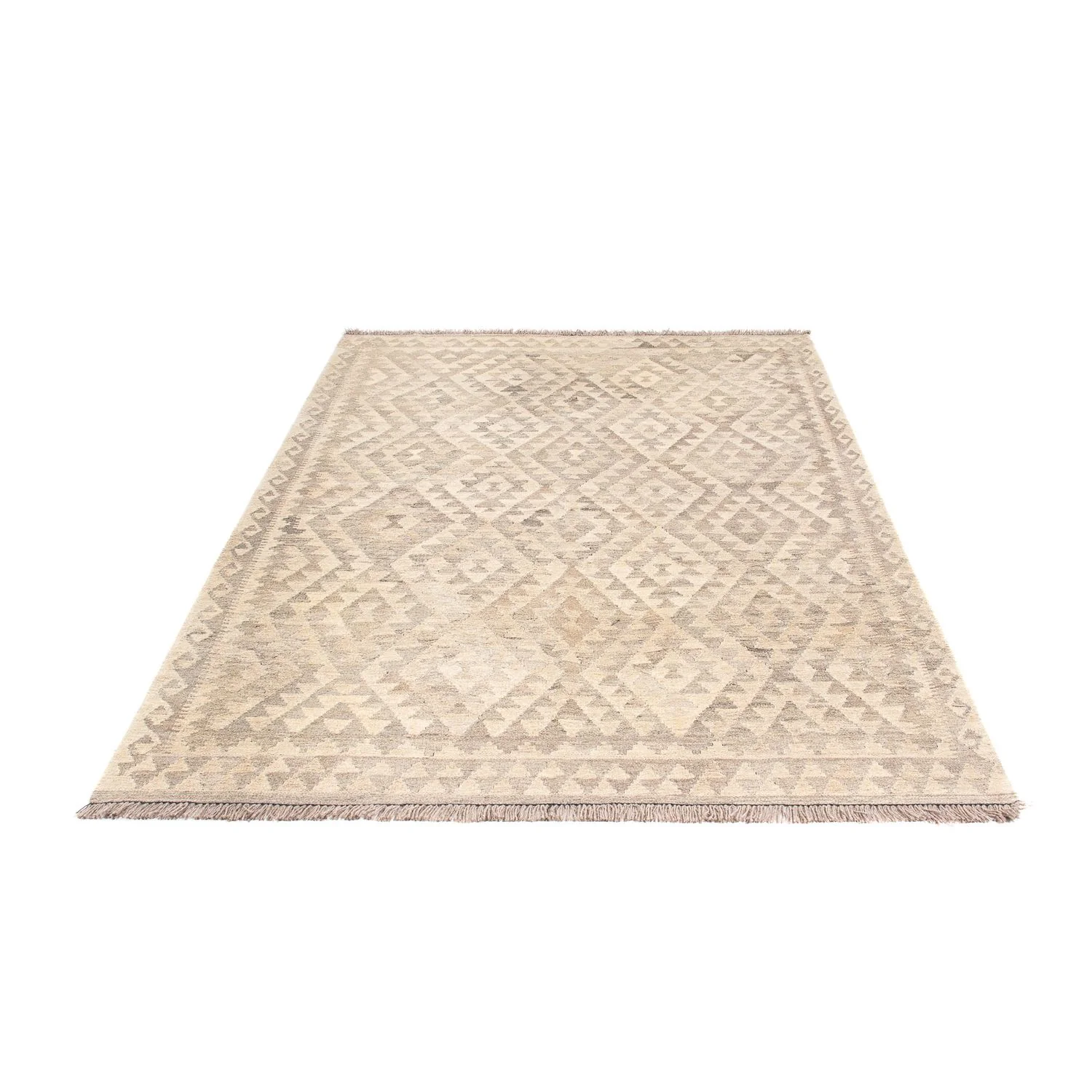 Kelim Teppich - Splash 210 x 154 cm - beige - Image 5
