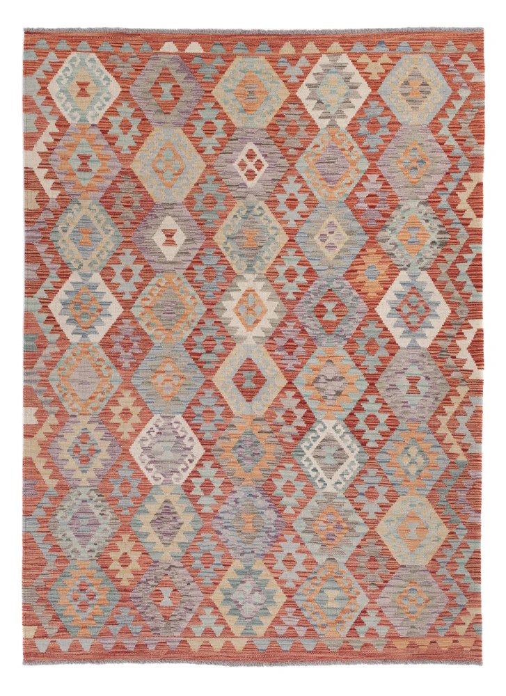 Kelim Teppich - Splash - 224 x 166 cm - mehrfarbig