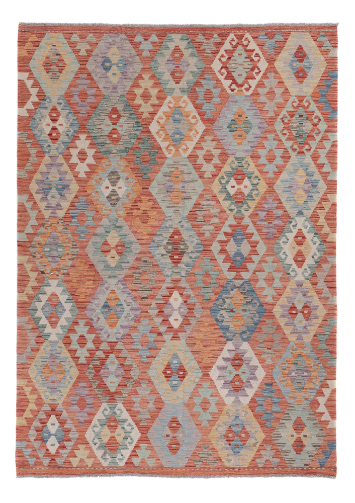 Kelim Teppich - Splash - 242 x 174 cm - mehrfarbig