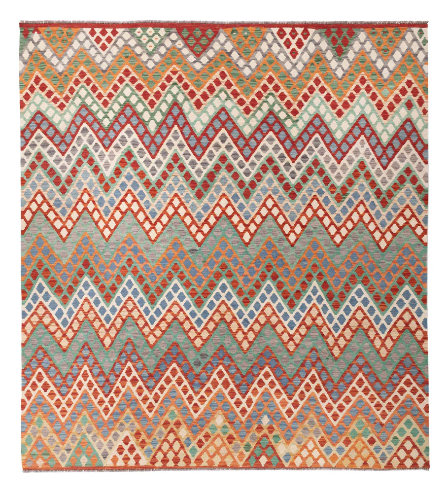 Kelim Maimene Teppich 285x263cm