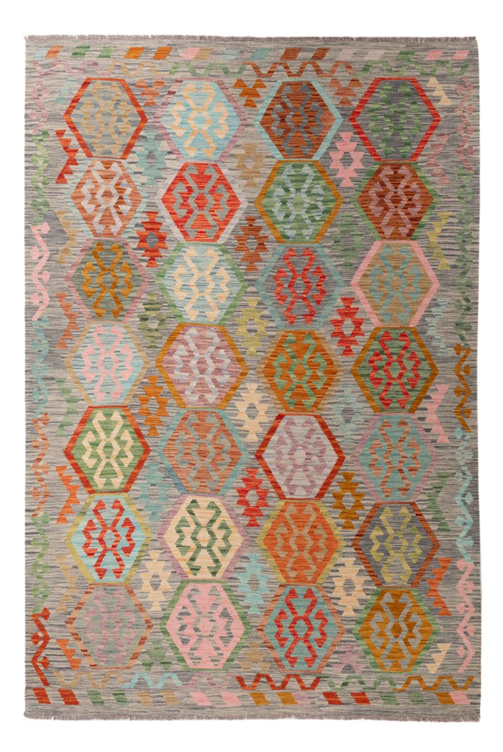 Kelim Maimene Teppich 294x202cm