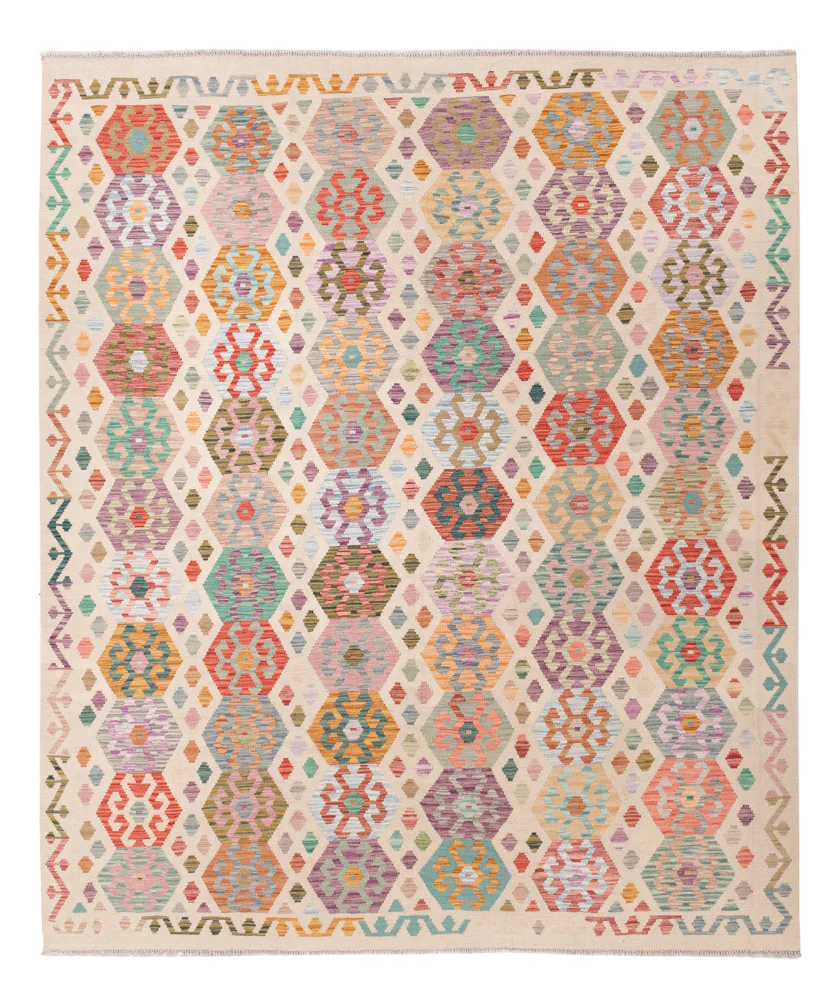 Kelim Maimene Teppich 296x252cm
