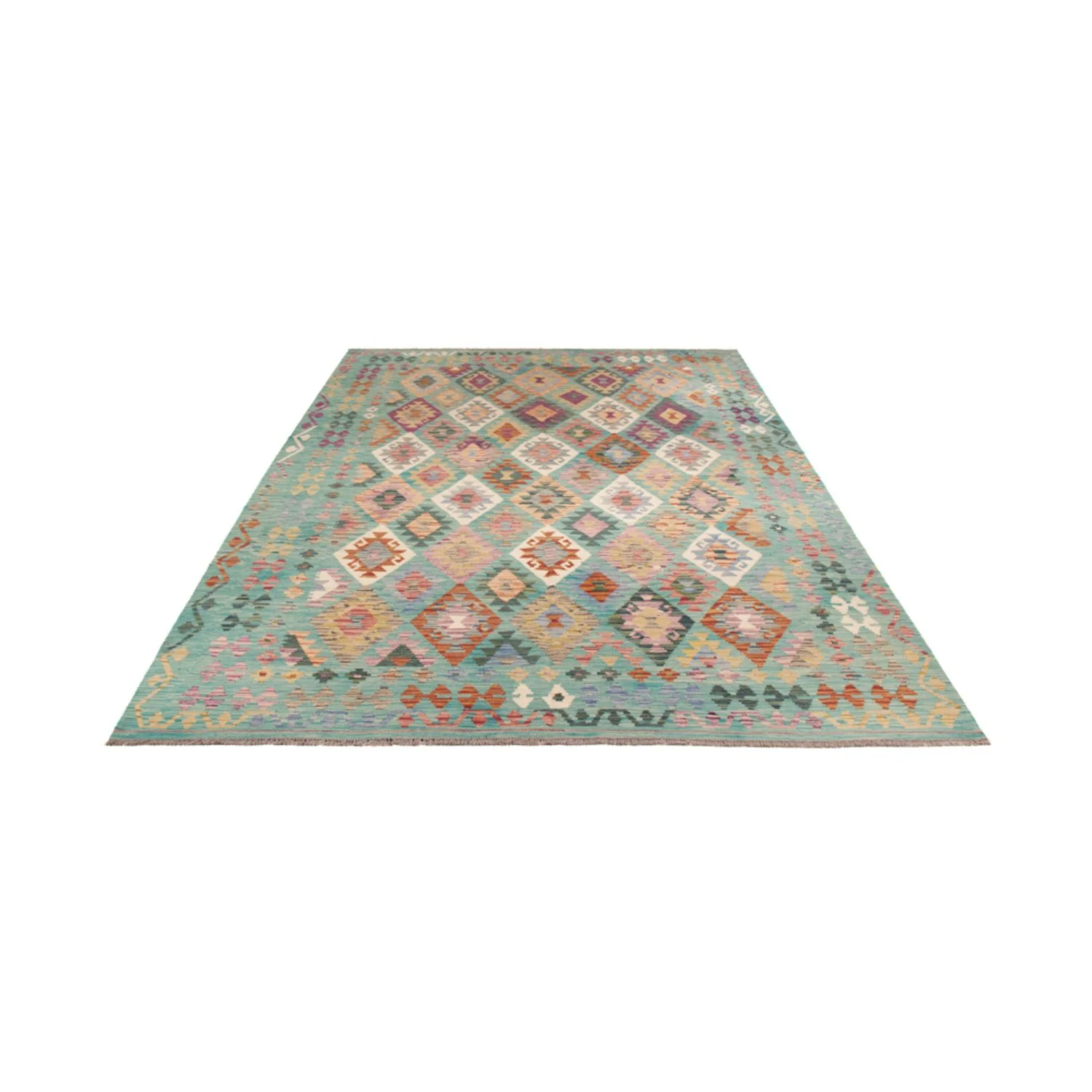 Kelim Teppich - Splash - 297 x 204 cm - mehrfarbig - Image 5