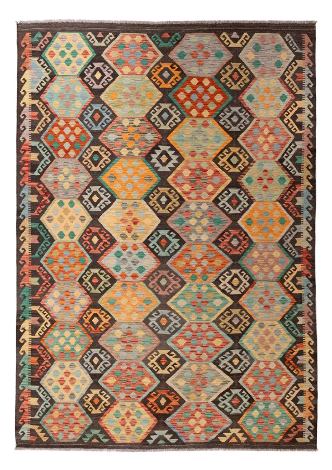 Kelim Maimene Teppich 297x204cm