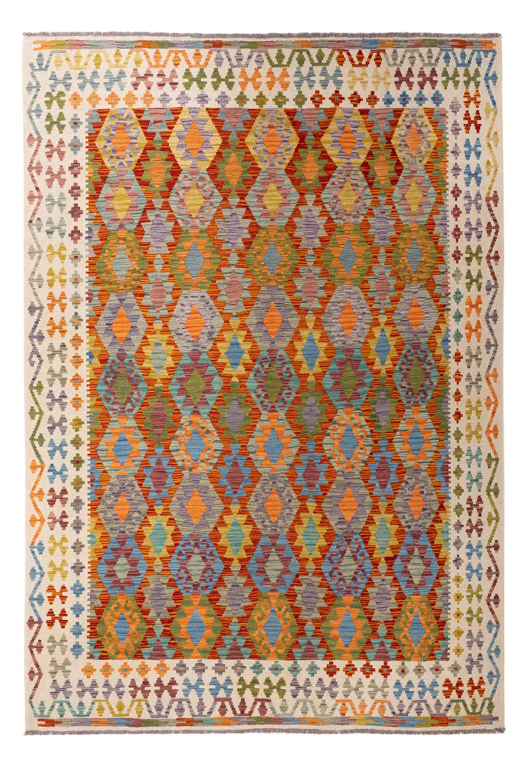 Kelim Maimene Teppich 298x202cm