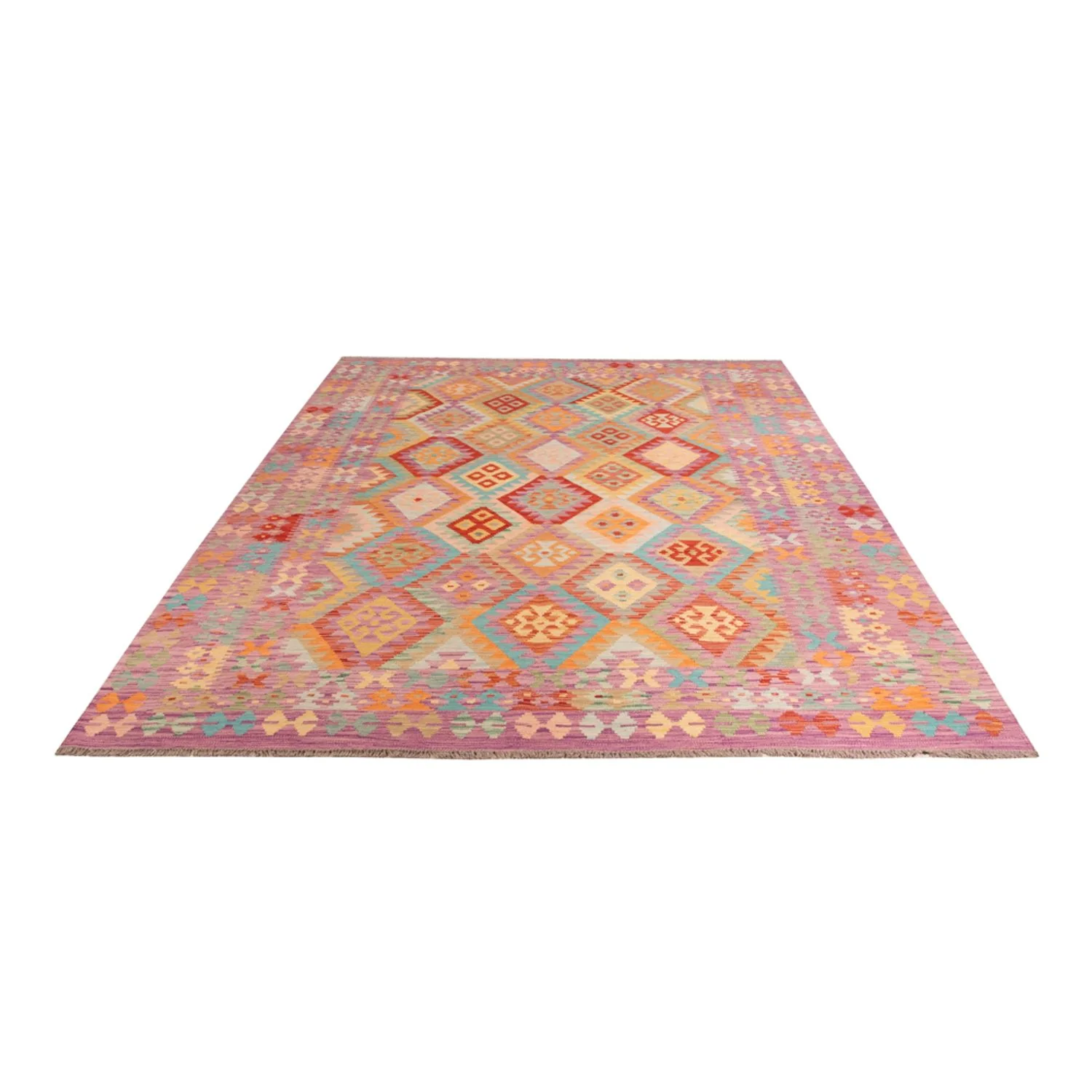 Kelim Teppich - Splash - 300 x 203 cm - mehrfarbig - Image 5