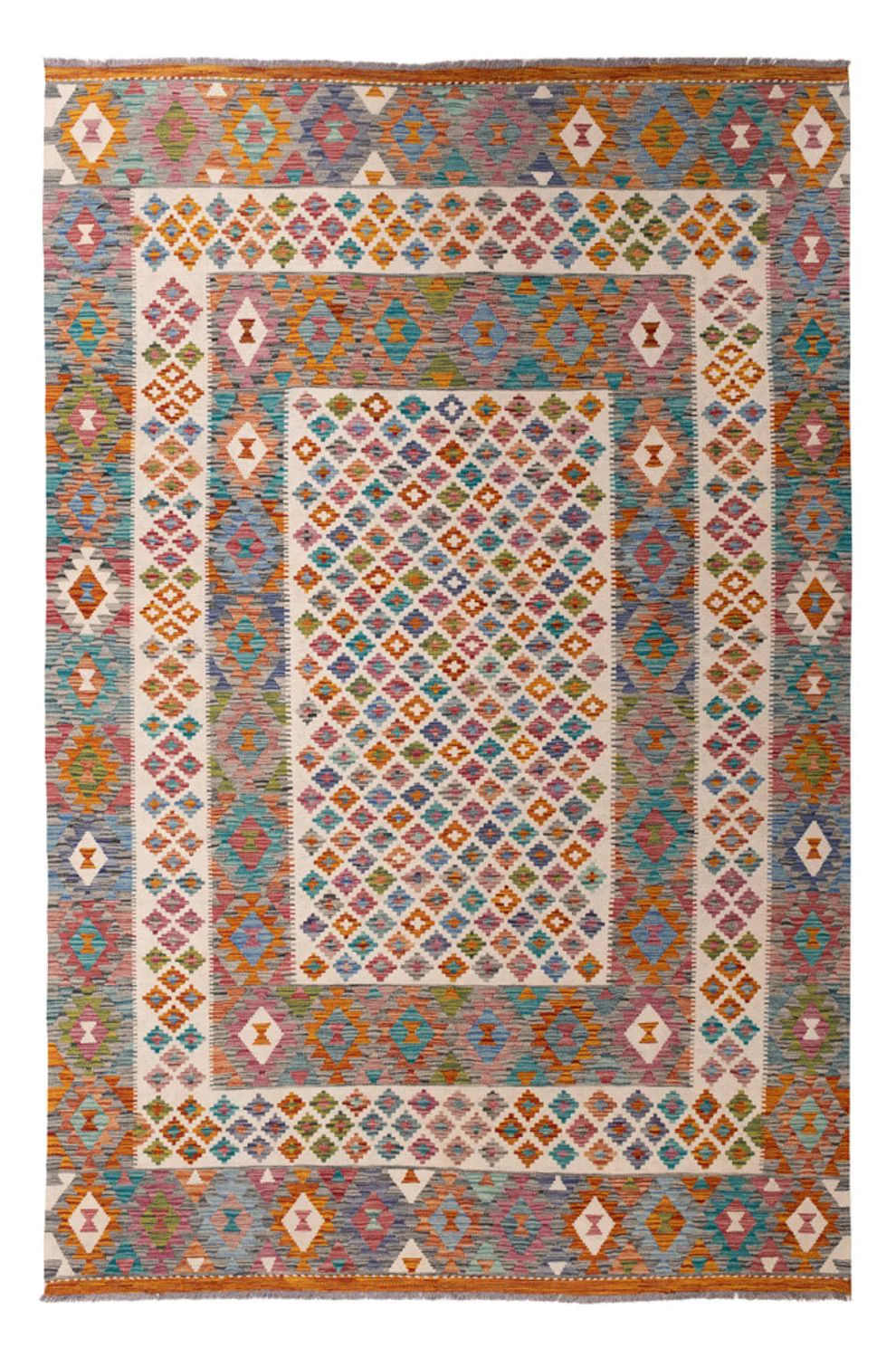 Kelim Maimene Teppich 301x203cm