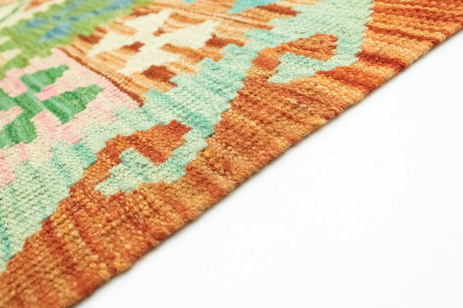 Kelim Afghan Teppich 302x205cm - Image 3