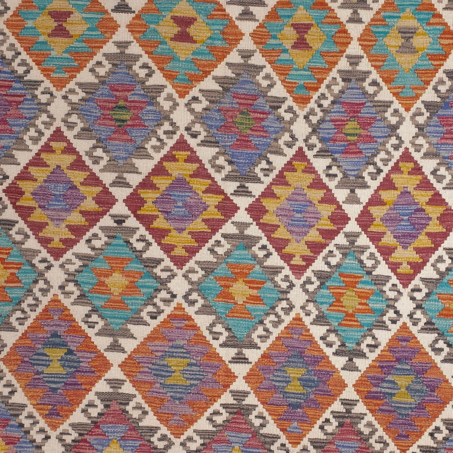 Kelim Teppich - Splash - 305 x 196 cm - mehrfarbig - Image 2