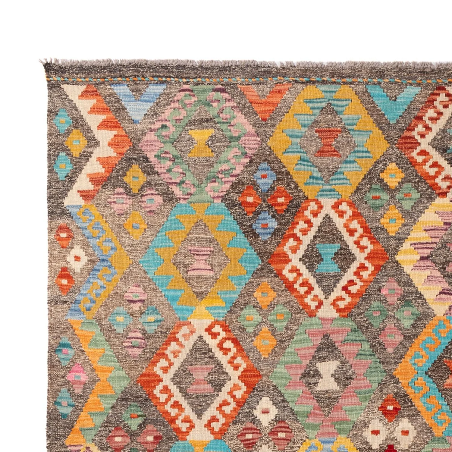 Kelim Maimene Teppich 314x201cm - Image 3
