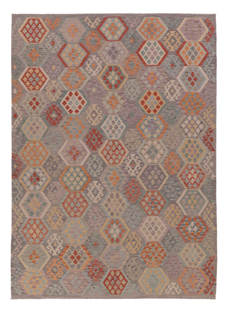 Kelim Maimene Teppich 356x255cm