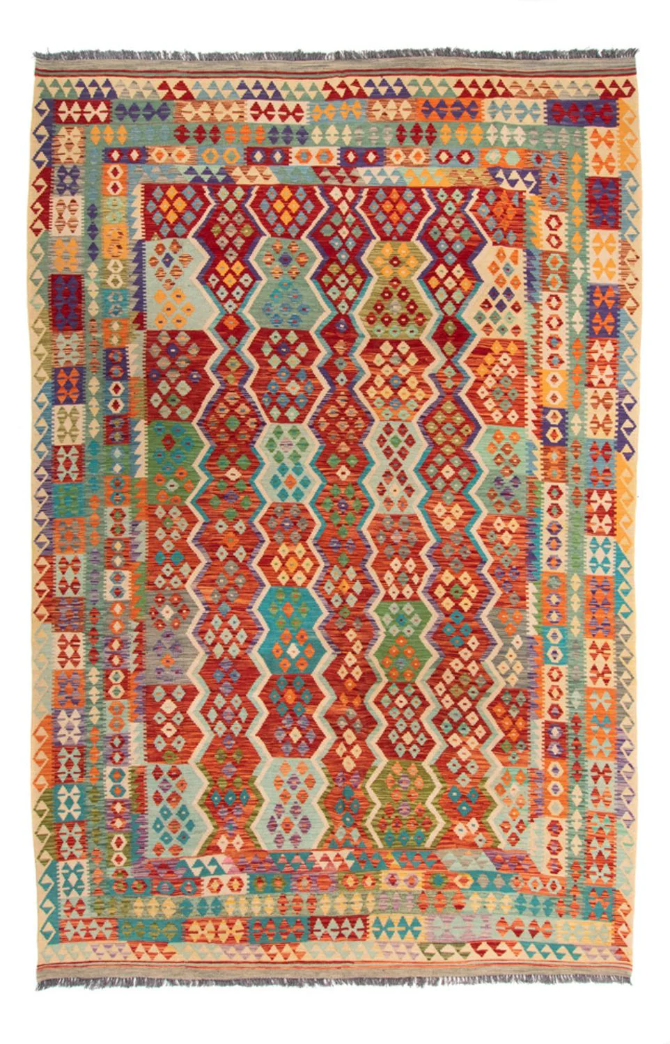 Kelim Maimene Teppich 359x247cm