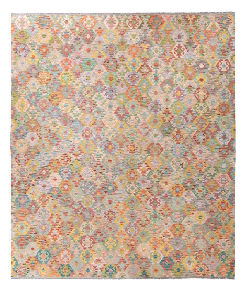 Kelim Maimene Teppich 392x323cm