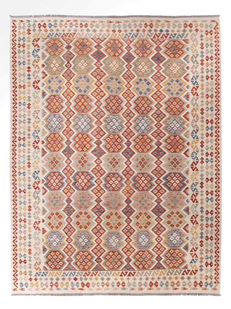 Kelim Maimene Teppich 403x306cm