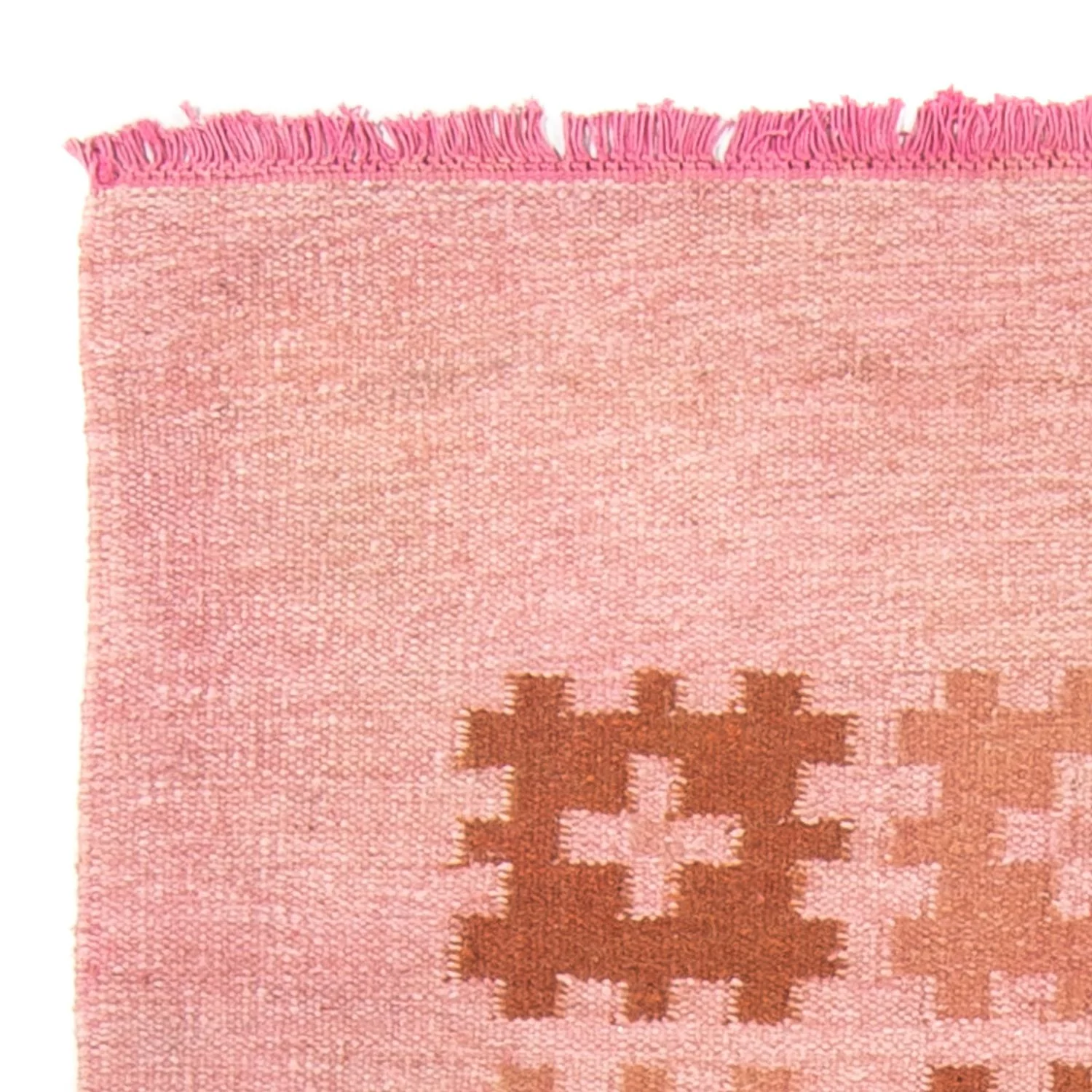 Kelim Teppich - Trendy - 179 x 117 cm - rosa - Image 3