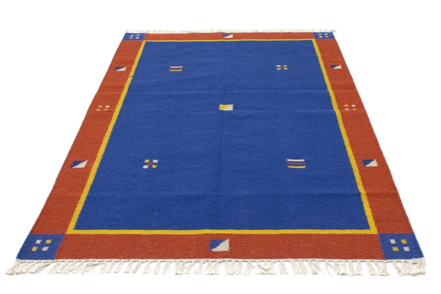 Kelim Teppich - Trendy 180 x 120 cm - blau - Image 5