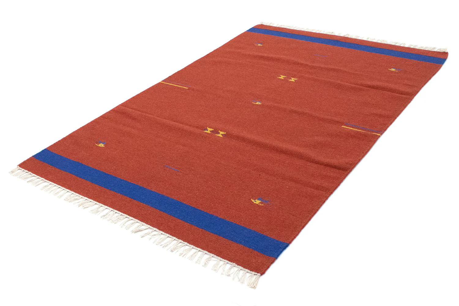 Kelim Teppich - Trendy 180 x 120 cm - rot - Image 3